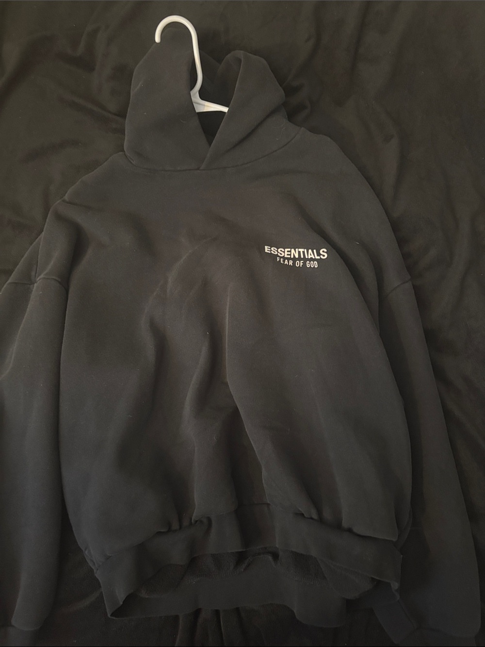 Essentials Fear of God Men’s Black Turtleneck Sweatshirt